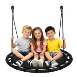 Leagan tip cuib de barza 100 cm, negru, reglabil, max. 150 kg
