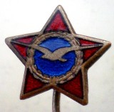 I.484 INSIGNA STICKPIN YUGOSLAVIA JUGOSLAVIA JUGOSLAVIJA AVIATIE MILITARA PILOT