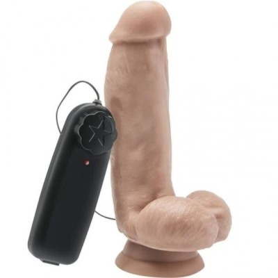 GET REAL - DILDO 12 CM WITH BALLS VIBRATOR SKIN foto