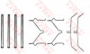 Set accesorii, placute frana TOYOTA HILUX II pick-up (LN8, RN5, LN6, YN6, YN5, LN5, RN6) (1983 - 2005) TRW PFK208