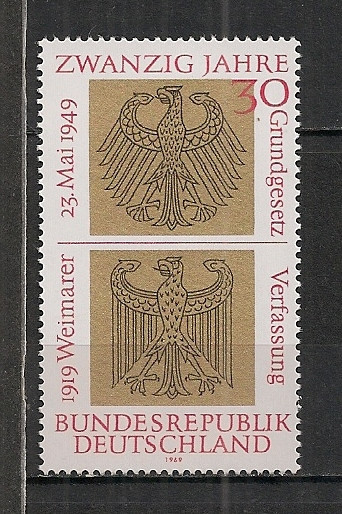 Germania.1969 20 ani Republica Federala MG.240