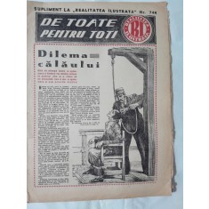 De toate pentru toti, supliment al revistei Realitatea Ilustrata, nr.744