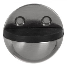 Opritor Ușă Metalic, 4.5x2.5cm, Montare cu șuruburi sau Bandă Adezivă