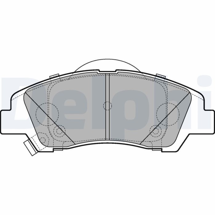 DELPHI LP3265 set placute frana,frana disc