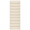 VidaXL Prosoape pentru oaspeți 10 buc crem 360 g/m&sup2; 100% bumbac 136997