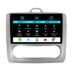 Navigatie Dedicata Ford Focus (2004-2012), 9Inch, 2Gb Ram, 32Gb Stocare, Carplay, Clima automata