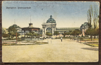 (105) CARTE POSTALA UNGARIA - BUDAPEST - IPARCSARNOK - 1918 foto