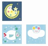 Joc cu autocolante in cutie metalica &ndash; Luna APLI Kids