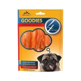 Recompensa caini / hrana complementara, 4 Dog Rawhide Sticks, punga 100 g, toate taliile, toate varstele, carne de pui