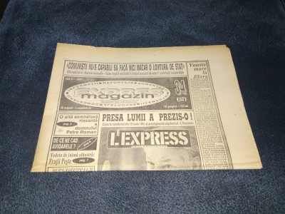 ZIARUL EXPRES MAGAZIN 28 AUGUST 3 SEPTEMBRIE 1991 foto