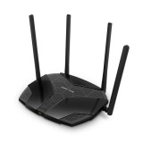 ROUTER MERCUSYS wireless 1800Mbps, 4 porturi LAN Gigabit, 1 port WAN Gigabit, Dual Band AC1800 4 x antena externa, Wi-Fi 6, &quot;MR70X&quot; (timbru verde 0.8