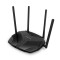 ROUTER MERCUSYS wireless 1800Mbps, 4 porturi LAN Gigabit, 1 port WAN Gigabit, Dual Band AC1800 4 x antena externa, Wi-Fi 6, &quot;MR70X&quot; (timbru verde 0.8