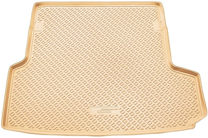 Tavita portbagaj din cauciuc premium bej pentru BMW Seria 3 Touring/Break F31 din 2012-2019