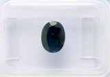 ~ SAFIR NATURAL albastru inchis 1,66 ct.. Certificat de Autenticitate ! ! !