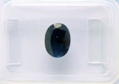 ~ SAFIR NATURAL albastru inchis 1,66 ct.. Certificat de Autenticitate ! ! !