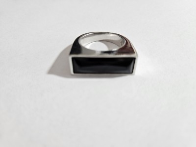 Inel cu obsidian Swarovski #6103 foto