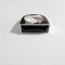 Inel cu obsidian Swarovski #6103
