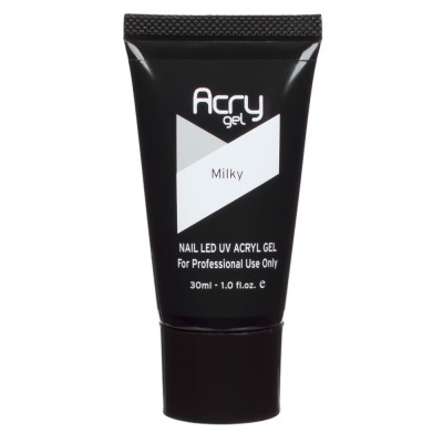 Gel Acryl Unghii, Acrygel, Milky, Capacitate 30ml, Semitransparent foto