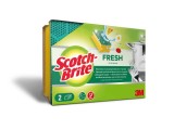 Cumpara ieftin Burete protectie unghii Scotch-Brite Fresh, 2 bucati/pachet Burete pentru vase, cu protectie unghii, 2 bucati, Scoth-Brite
