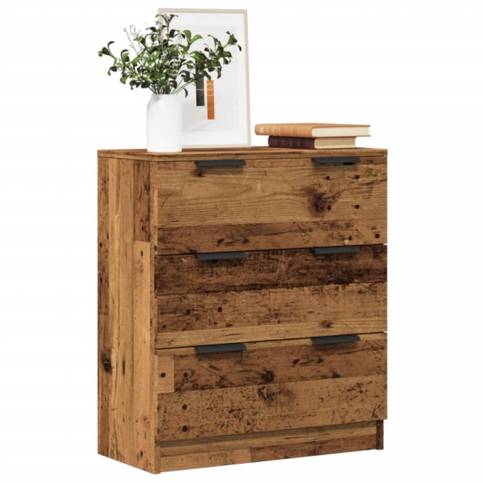 vidaXL Dulap, lemn &icirc;nvechit, 60x30x70 cm, lemn prelucrat 856834