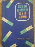 DICTIONAR DE BUZUNAR ROMAN-GERMAN-MIHAI ISBASESCU-334720