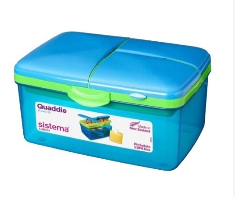 Cutie alimente plastic compartimentata 2L, Lunch Quaddie 3970-02