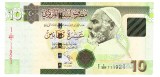 Libia 10 Dinars 2011 P-78 aUNC Seria 711921
