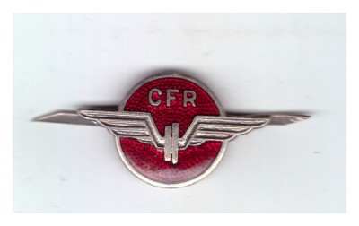 Insemn CFR, email rosu, impecabil, cu luciu foto