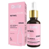 Cumpara ieftin Ser Anti-Rid pentru Fata si Decolteu Delia Cosmetics, cu Retinol, 30 ml