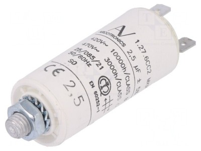 Condensator pentru motoare 2,5uF 420VAC foto