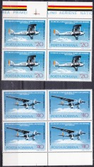 TSV % - 1976 LP 918 50 ANI- INAUGURAREA PRIMEI LINII AERIENE, BLOCX4, MNH/** LUX foto