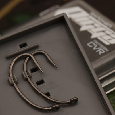 Carlige Rigga Curved CVR Barbed,10buc/plic ,nr.8 - Gardner foto