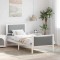 vidaXL Cadru de pat cu headboard Gri deschis 80 x 200 cm țesătură 878363