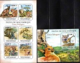 MOZAMBIC 2011 Fauna Feline, serie neuzată, MNH, Nestampilat