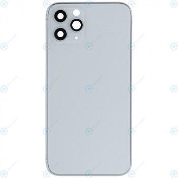 Capac baterie incl. rama (fara logo) argintiu mat pentru iPhone 11 Pro foto