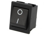 Comutator Rocker DPST ON-OFF 16A/250V Negru