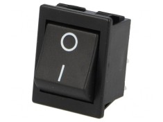 Comutator Rocker DPST ON-OFF 16A/250V Negru