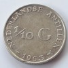 AntileleOlandeze 1/10 Gulden 1963 argint, America Centrala si de Sud