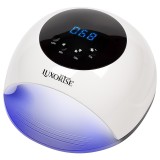 Lampa UV LED Unghii 90W RevoSmart PRO LUXORISE, Timer, Senzor, Uscare Rapida Gel Oja Semipermanenta, Alb