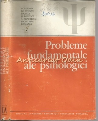 Probleme Fundamentale Ale Psihologiei - Beniamin Zorgo Probleme Fundamentale Ale Psihologiei - Beniamin Zorgo
