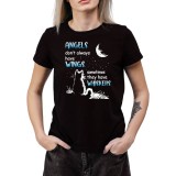 Tricou Dama Pisici pentru femei cu umor, bumbac alb, marimea M
