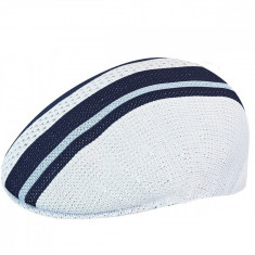 Sapca-Basca Kangol Vented Stripes 504 Alb (Masuri: S,M,L) - Cod 9187462