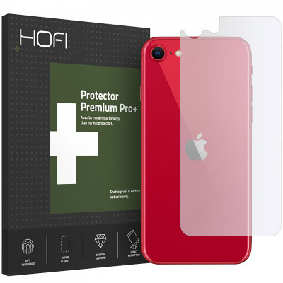Folie Protectie Spate HOFI pentru Apple iPhone 7 / Apple iPhone 8 / Apple iPhone SE (2020), Sticla securizata, Hybrid 0.2mm 7H foto