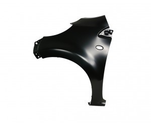 Aripa fata Citroen C1 (Pm/Pn), 09.2005-05.2012 / Peugeot 107 (P) 09.2005-05.2012, partea Stanga, cu gaura pentru semnalizare, 7841Q7, 230101-J galvan