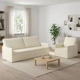Cumpara ieftin Set de canapea 2 pcs Crem Tesatura din corduroy