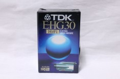 Caseta video VHS-C TDK E-HG30 30 min - sigilata