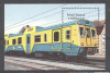 Guinee Bissau 1989 Trains, perf. sheet, MNH M.239, Nestampilat