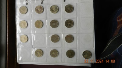 set monede 50 bani 2005 - 2023 comune de circulatie foto