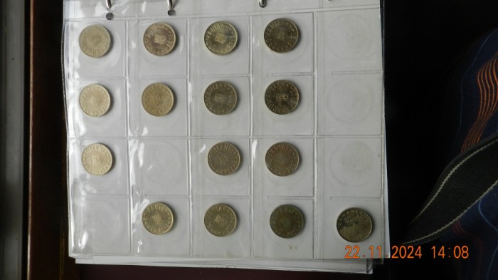 set monede 50 bani 2005 - 2023 comune de circulatie
