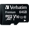 Card Memorie microSDXC Verbatim, 64Gb, Clasa 10 / UHS-1 U1, Cu Adaptor